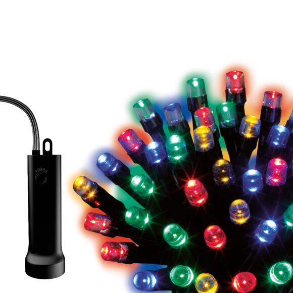 Batteriebetriebene Lichterkette Durawise 3,50 m Mehrfarbig 48 LEDs  3
