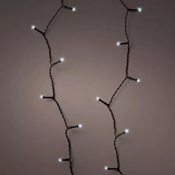 Guirlande lumineuse Durawise à piles 17,90 m Blanc froid 240 LED CN 2