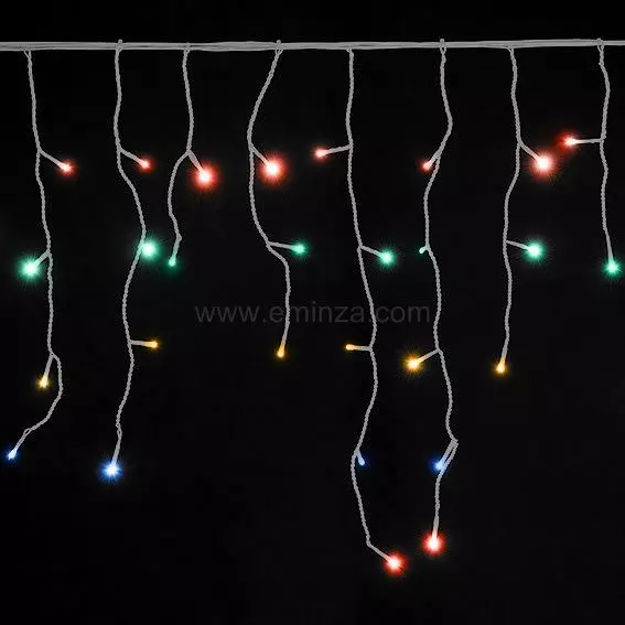 Stalactite lumineuse L7,50 m  Multicolore 175 LED CT 2