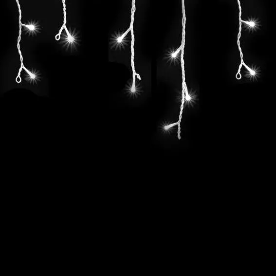 Stalactite lumineuse  L2,50 m Blanc froid 56 LED CB 2