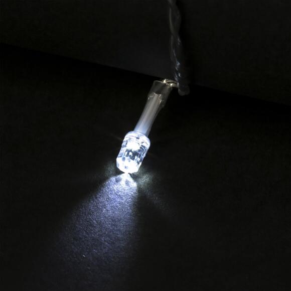 Lichtsnoer met Timer 25 m Koud wit 250 LED Diamant KT 2