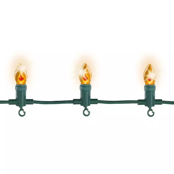 Luces de Navidad Bombilla Naranja 10 LED 3