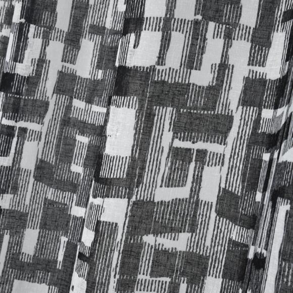 Vitrage (140 x 260 cm) Linear Zwart