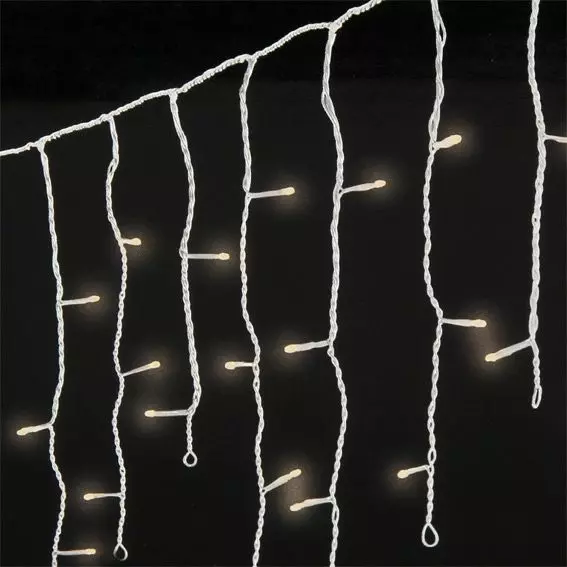 Stalactite lumineuse Stars L5 m Blanc chaud 119 LED CB 2