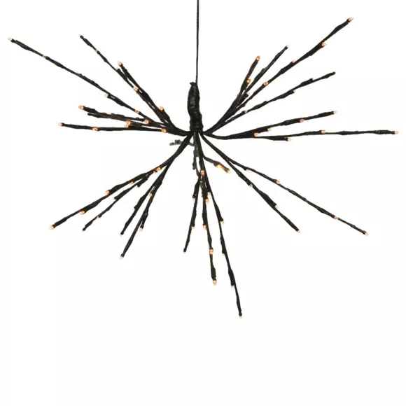 Etoile lumineuse à piles Clignotante 96 LED (D50 cm) Durawise Blanc chaud
