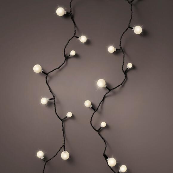 Luces de Navidad Cereza fijo 9 m Blanco cálido 120 LED 2