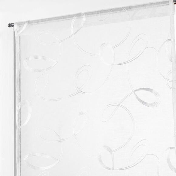 Coppia di tende trasparenti (60 x 120 cm) Hoops Bianco 2