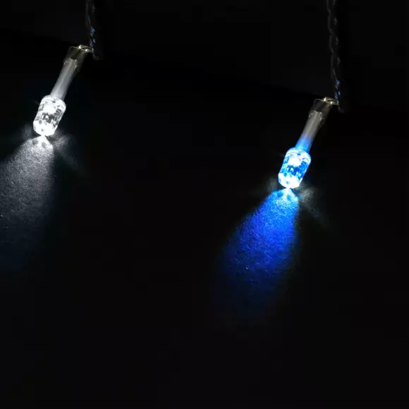 Guirnalda luminosa Timer 15 m Bicolor 150 LED Diamante CT 2