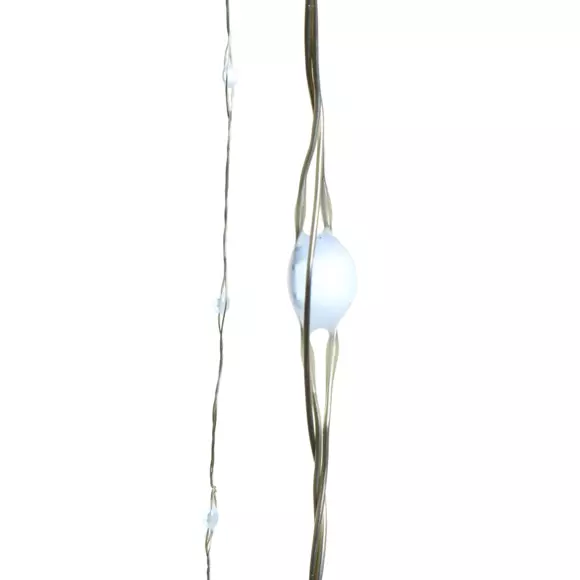 Guirlande lumineuse Durawise à piles 4,95 m Blanc froid 100 Micro LED CA 2