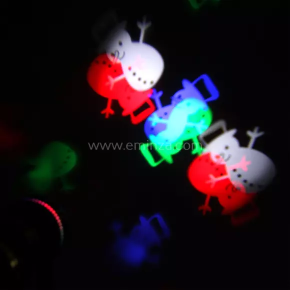 Projecteur Bonhomme de neige Multicolore  2
