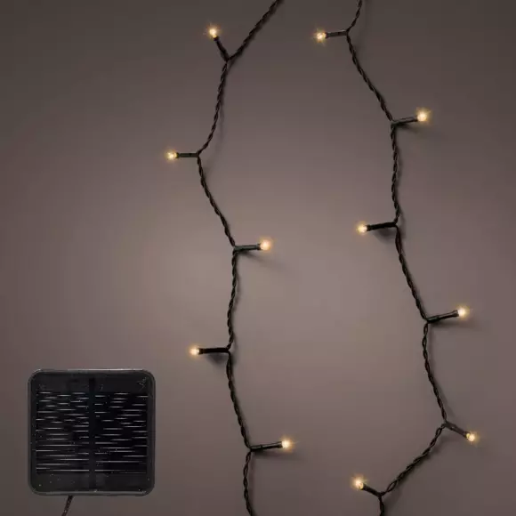Guirlande lumineuse Solaire 9 m Blanc chaud 120 LED 2