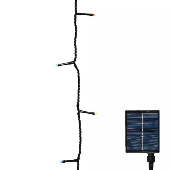 Luces de Navidad Solar  18 m Multicolor 240 LED 2
