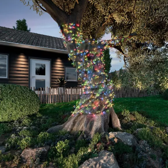 Guirlande lumineuse Solaire 11 m Multicolore 500 LED 2