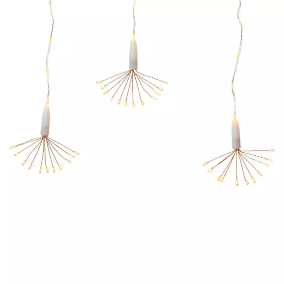 Rideau lumineux H55 m Blanc très chaud 174 Micro LED 2