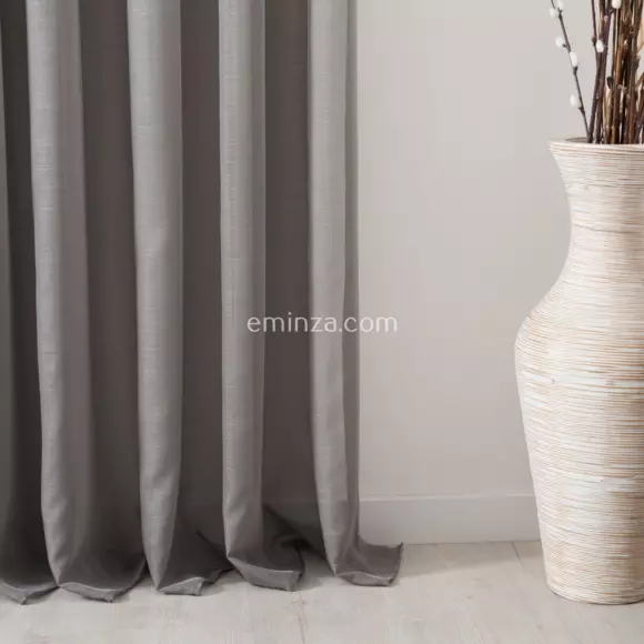 Visillo (300 x Alto  240 cm) Givrée Gris perla 2