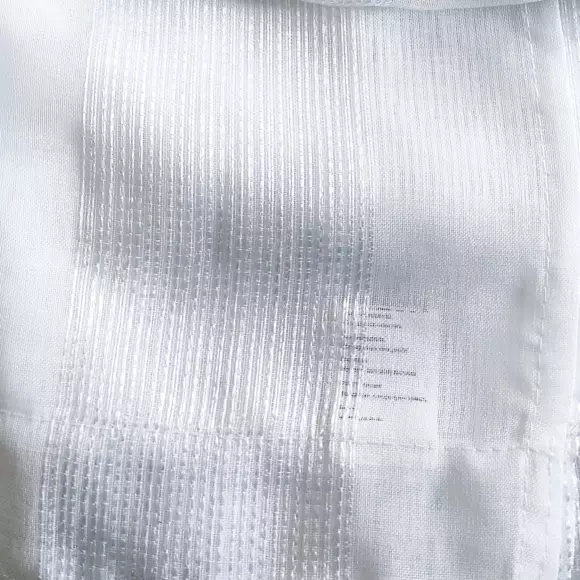 Paire de voilages (70 x 200 cm) Salina Blanc 2