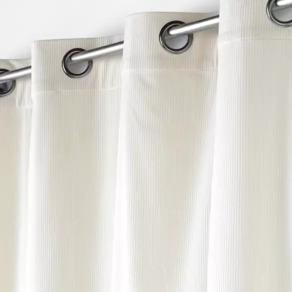 Rideau velours (140 x 260 cm) Casual Ecru 3