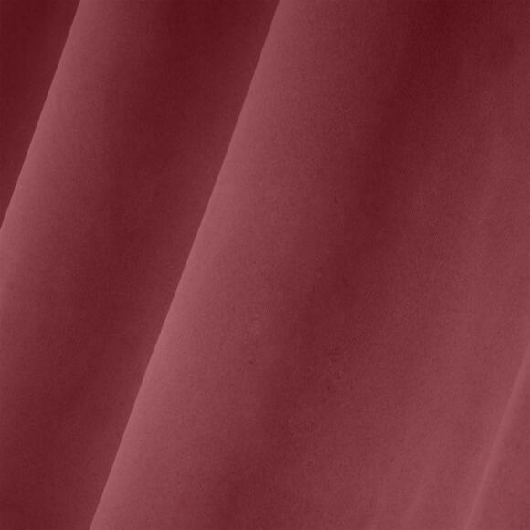 Rideau occultant (140 x H280 cm) Notte Rouge foncé 2