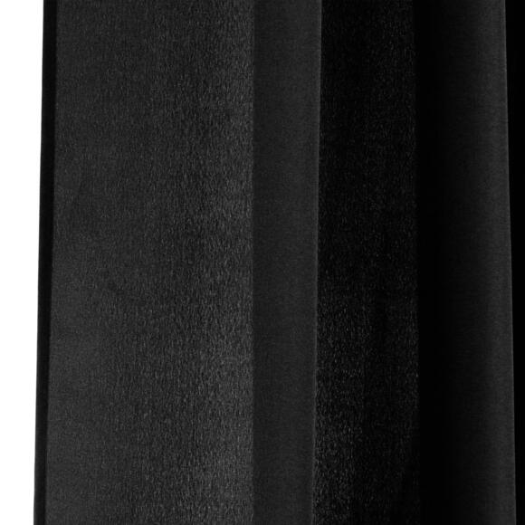 Cortina semi opaca (135 x Al240 cm) Nelson negro 2