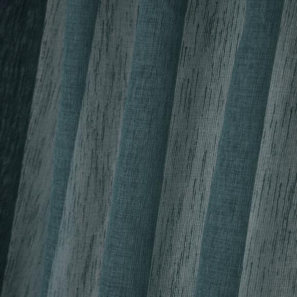 Visillo con cinta fruncidora (140 x 260 cm) Derby Azul trullo 2
