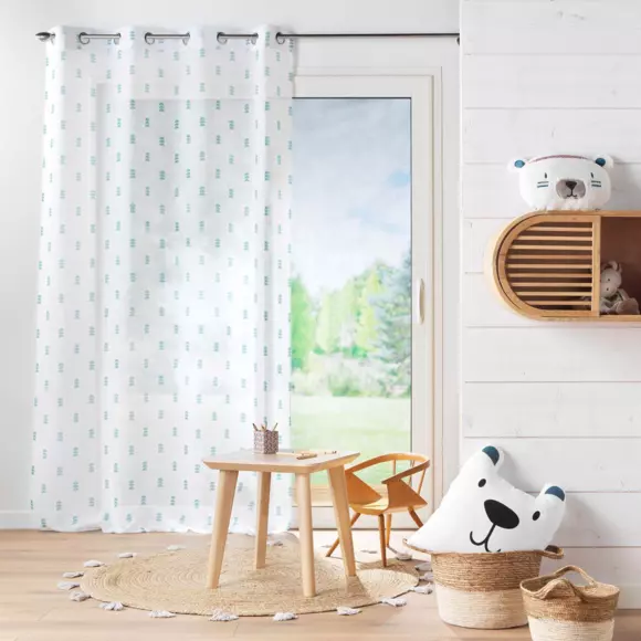 Voilage (140 x 240 cm) Geokid Vert sauge