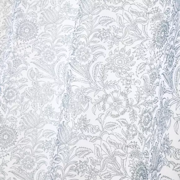 Vitrage (140 x 260 cm) Julianne Indigo blauw