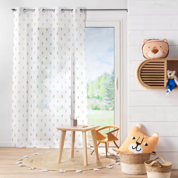 Voilage (140 x 240 cm) Geokid Jaune miel