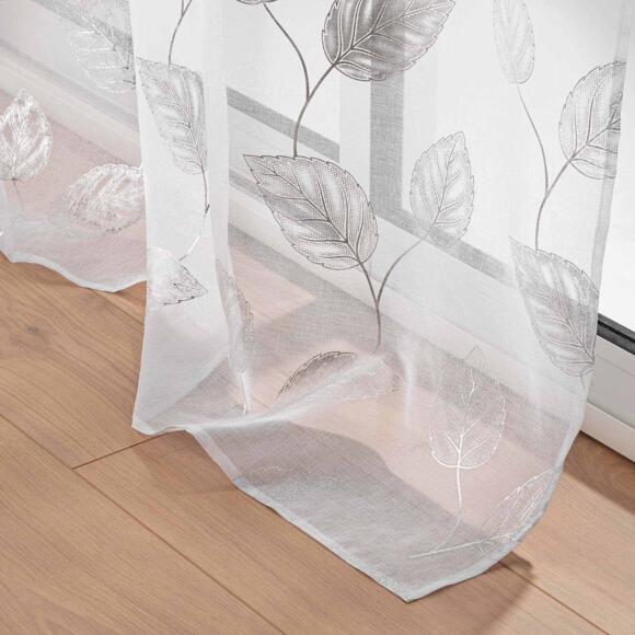 Tenda trasparente (140 x 280 cm) Edelia Argento