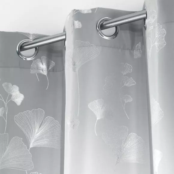 Cortina semi opaca (140 x 260 cm) Bloomy Gris 3