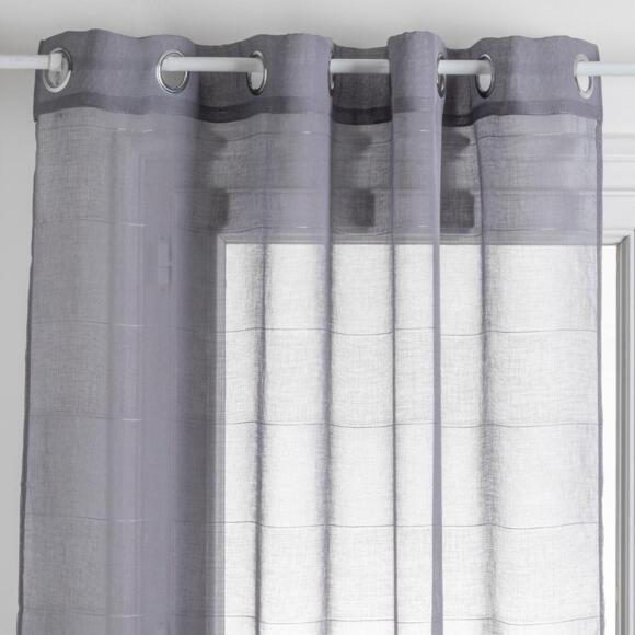 Tenda trasparente (140 x 240 cm) Alex Grigio 2