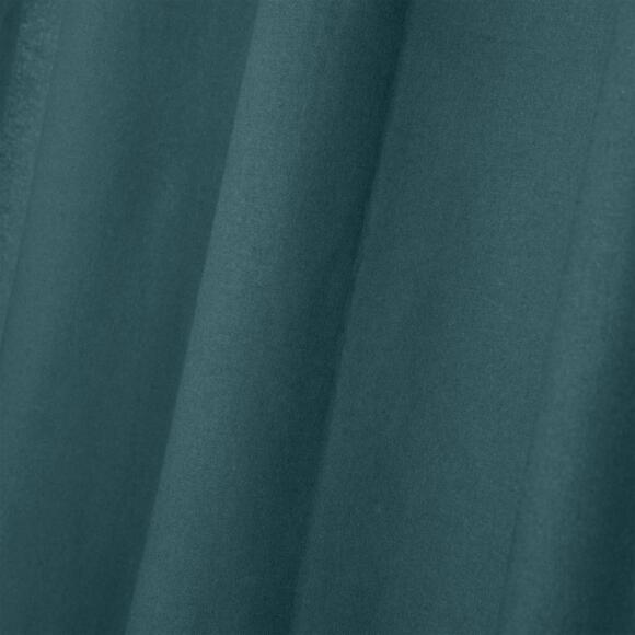 Rideau coton (135 x 240 cm) Duo Bleu vert