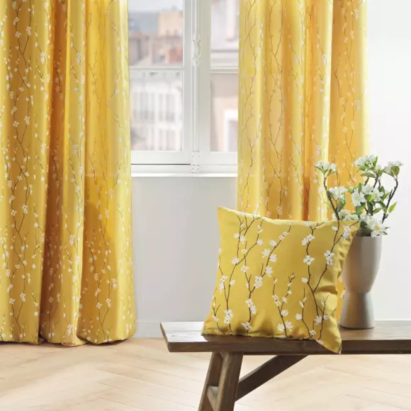 Cortina (140 x 260 cm) Sakura Amarillo