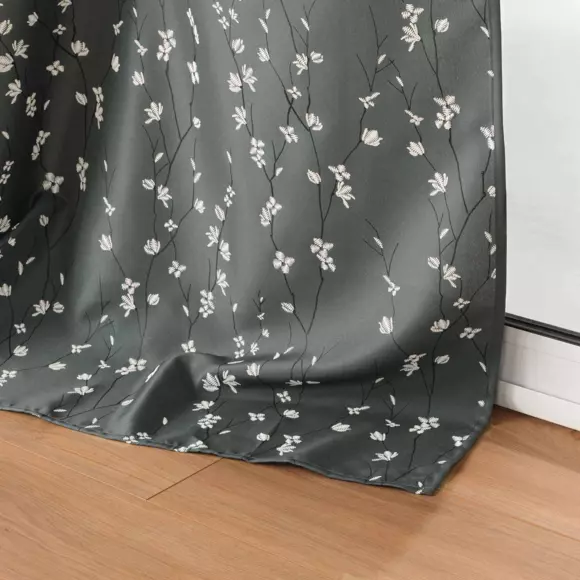 Rideau (140 x 280 cm) Sakura Gris anthracite