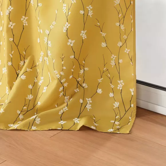 Cortina (140 x 280 cm) Sakura Amarillo