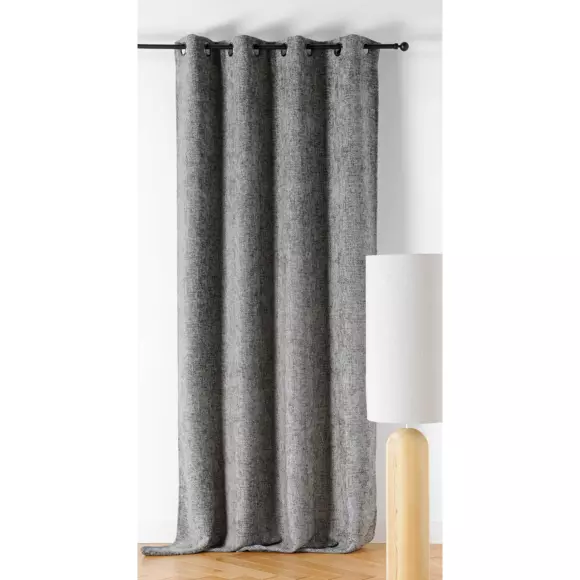 Cortina (135 x 250 cm) Aspen Gris oscuro