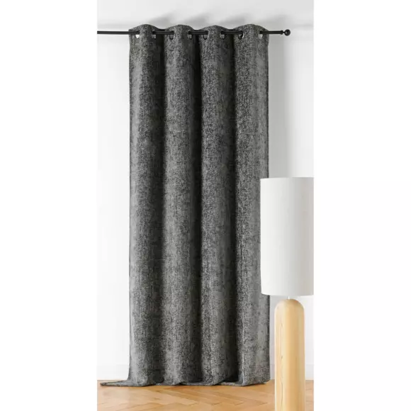 Rideau (135 x 250 cm) Aspen Gris anthracite