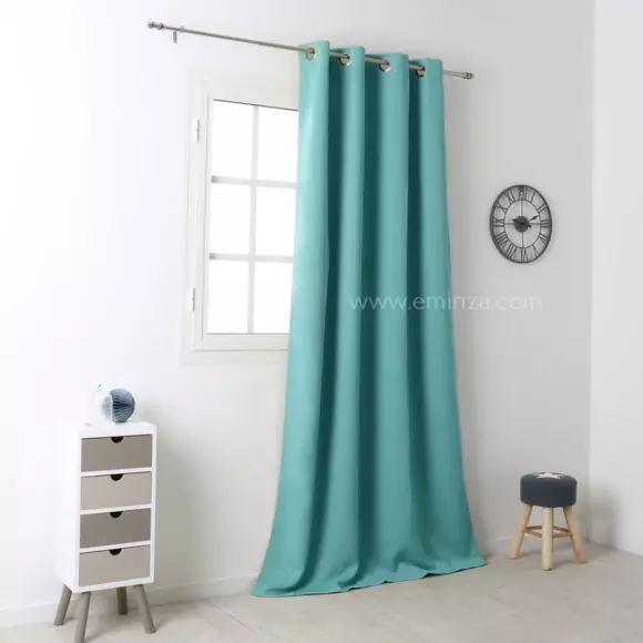 Rideau occultant (135 x H250 cm) Notte Vert celadon 3