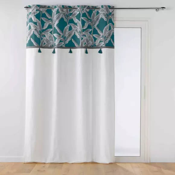 Cortina  semi-opaca(140 x 240 cm) Isibelle Azul 2