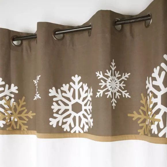 Rideau coton (140 x 260 cm) Estrella Taupe 3