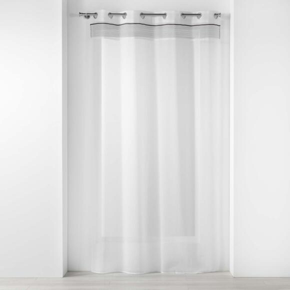 Tenda trasparente (140 x 240 cm) Nikita Bianco 2