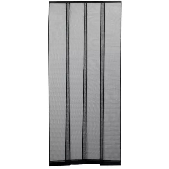 Cortina de puerta mosquitera (alto 230 x L100 cm) Negro 2