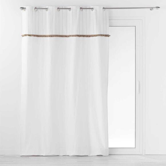 Rideau coton (140 x 240 cm) Alizée Ecru 3