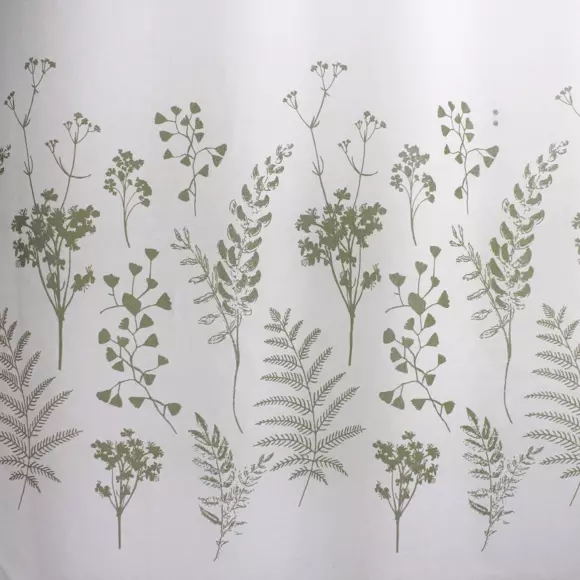 Voilage (140 x 240 cm) Herbier Vert olive 3