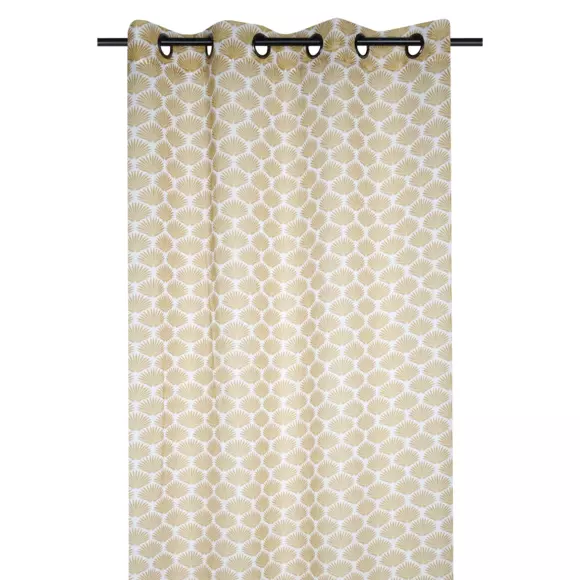 Visillo (140 x 260 cm) Greenmood Amarillo mostaza 3