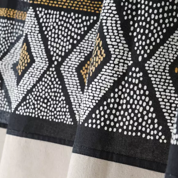 Rideau (140 x 260 cm) Ethnograf Noir 3