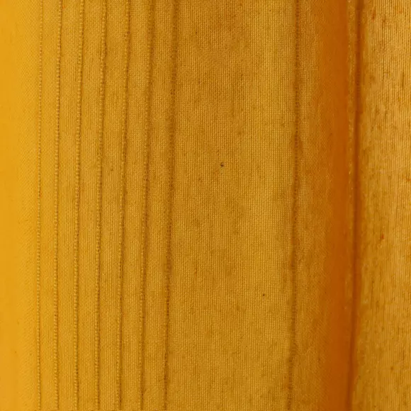Cortina semi opaca de algodón reciclado (140 x 240 cm) Bombay Amarillo mostaza 3