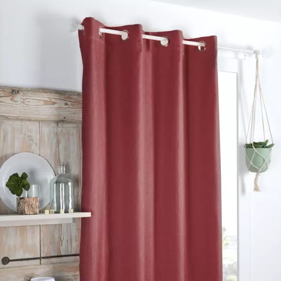 Rideau obscurcissant (140 x 260 cm) Copenhague Bordeaux 3