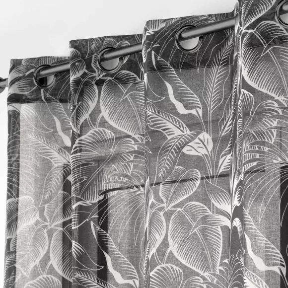 Visillo (140 x 280 cm) Cabana Negro