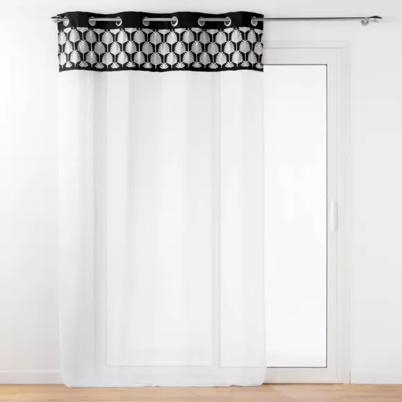 Visillo (140 x 240 cm) Kasita Negro