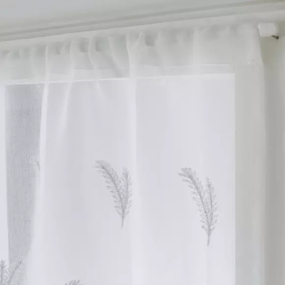 Juego de visillos (60 x 120 cm) Calisson Blanco